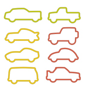 Set forme de taiat pentru prajituri Tescoma DELICIA KIDS, 34 bucati, plastic robust