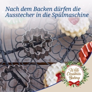Set forme prajituri Dr Oetker 1062 5 piese otel inoxidabil usor de curatat - Img 6