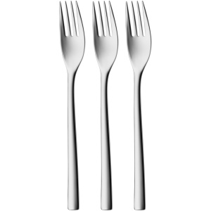 Set furculite Silit Trend 21 cm, 3 piese, otel inoxidabil lustruit, rezistent la rugina, durabil, rezistent la zgarieturi, poate fi spalat in masina de spalat vase