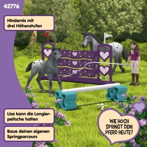 Set joc schleich Horse Club Lisa cu cai, 7 piese, pentru copii de la 5 ani - Img 4