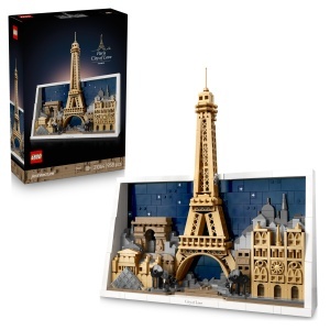 Set LEGO Architecture Paris Stadt der Liebe 21064, 958 piese, decoratiune 3D