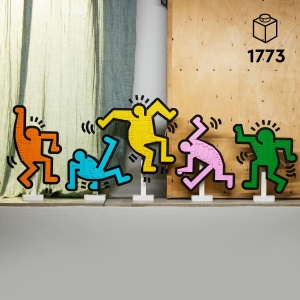 Set LEGO Art Keith Haring Tanzande Figuren 31216, 1773 piese, decorativ - Img 2