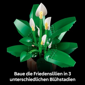 Set LEGO Botanicals Friedenslilie 11504, 474 piese, decoratiune interioara - Img 4