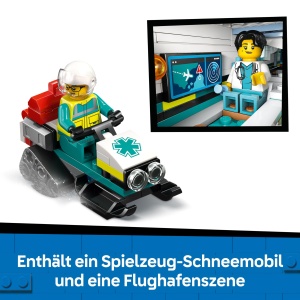 Set LEGO City - Avion de salvare cu 4 mini-figuri si accesorii, 403 piese - Img 5