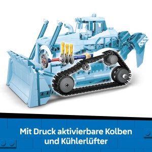 Set LEGO City Bulldozer Galben 60466 682 Piese cu Mini-Figuri si Accesorii - Img 5