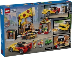 Set LEGO City Pizzeria cu Vehicule 60496, 494 piese, pentru copii de la 6 ani - Img 13