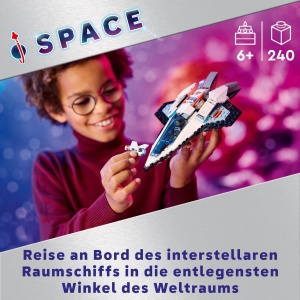 Set LEGO City Raumschiff 60430 cu astronaut si drone, 240 piese, pentru copii 6 - Img 3