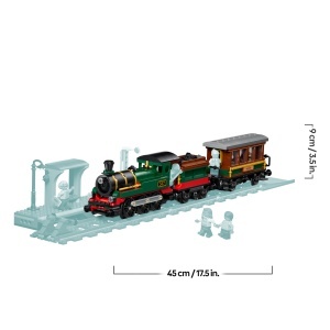 Set LEGO City Tren cu Aburi 60511 - 575 piese, 5 figurine, accesoriu statie - Img 7