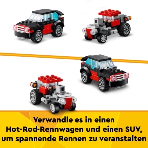 Set LEGO Creator 3in1 Camion Platforma cu Helicopter 270 piese, pentru copii 7 - Img 5