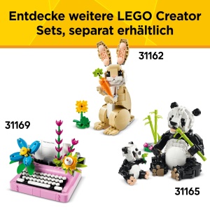 Set LEGO Creator 3in1 Pisica Gri 31163 - 3 Figurine, pentru copii peste 8 ani - Img 7