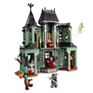 Set LEGO Creator Geisterhaus 3-in-1 cu 5 Minifigurine, 736 Piese - Img 4