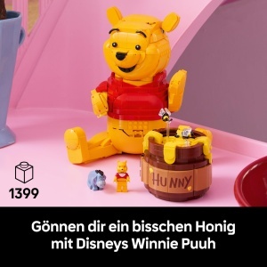 Set LEGO Disney Winnie Puuh 43300 cu 1399 piese, figurine si detalii ascunse - Img 2