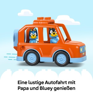 Set LEGO DUPLO Bluey 10458 Eisdiele cu masina si 2 figurine pentru copii 2 ani - Img 4