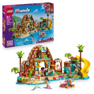 Set LEGO Friends - Vacanta in Resortul de Plaja - 6 Mini-Puppi, Delfin, Schildkroete, 1140 Piese - Img 1