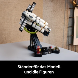 Set LEGO Icons Astronaut 11389 - Raumschiff in Mikromastab, 830 piese, cu Minifigurine - Img 6