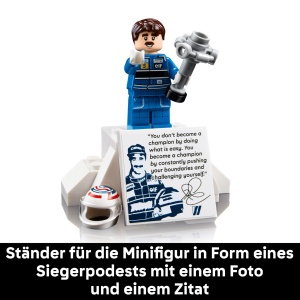 Set LEGO Icons Williams Racing FW14B 10353 cu Nigel Mansell Masina F1 de Colectie - Img 6