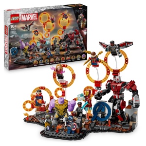 Set LEGO Marvel Avengers Endgame 76323 - 10 Minifiguri, 621 Piese, Cadou Creativ