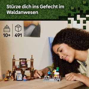 Set LEGO Minecraft Waldanwesen cu Boxring - 491 piese, pentru copii de la 10 ani - Img 2