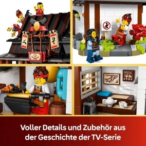 Set LEGO NINJAGO 15 ani - Patru-Arme Forja, 1259 piese, 6 minifigurine - Img 4
