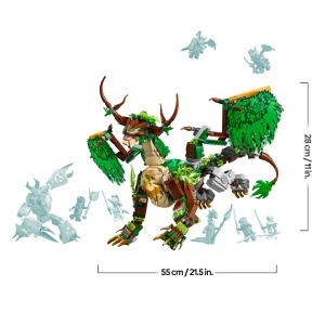 Set LEGO NINJAGO Der Drache des Lebens 71859 - 1050 piese, 8 minifiguri, dragon mobil - Img 8