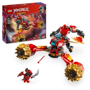 Set LEGO NINJAGO Kais Sturmreiter-Mech 71830 cu 3 Minifiguri, 333 Piese