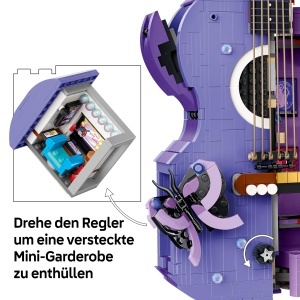 Set LEGO Olivia Rodrigo - Chitara 3D cu 2 Minifiguri, Decoratiuni si Accesorii - Img 5