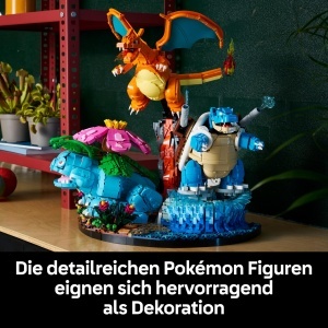 Set LEGO Pokemon Bisaflor, Glurak si Turtok 72153, 6838 piese, 3 figurine - Img 6