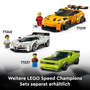 Set LEGO Speed Champions Lamborghini Revuelto si Huracan STO, 607 piese, 2 masini si 2 figurine - Img 7