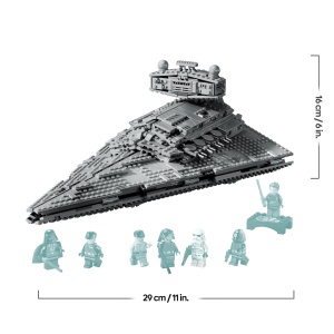 Set LEGO Star Wars 75394 Imperial Sternzerstorer cu 7 Minifiguri si Accesorii - Img 8