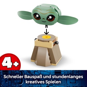 Set LEGO Star Wars 75443 Grogus Zuhause cu Figurina Grogu Katapult si Accesorii Creative - Img 3