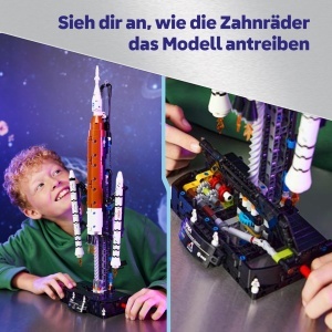 Set LEGO Technic NASA Artemis SLS - Racheta si Raumschip, 632 piese, 70 cm - Img 5