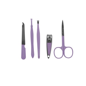 Set Manichiura 5 in 1 Demeliss Beauty - Compact, cu Unghiera si Pinzeta - Img 2