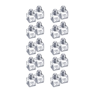 Set Mini Condimente Westmark, 10 Seturi x 2 Bucati, Capacitate 10 ml, SticlaMetal