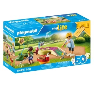 Set Minigolf PLAYMOBIL myLife 71449, pentru copii de la 4 ani, cu accesorii incluse - Img 2