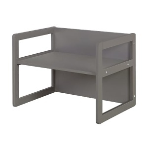 Set mobilier copii Roba 3in1 multifunctional lemn MDF culoare antracit - Img 12