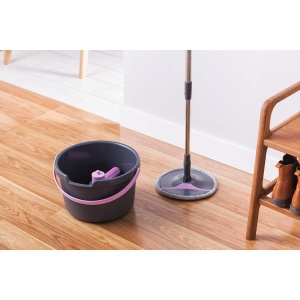 Set mop cu galeata si microfibra York ROLLUP, sistem ergonomic, telescopic - Img 5