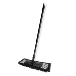 Set Mop cu Telescop, YORK, 138 cm, Microfibra, Albastru