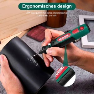 Set multifunctional rotativ HYCHIKA 3.6V, 77 accesorii, USB-C, viteza reglabila - Img 4
