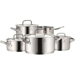 Set oale si cratite WMF Gourmet Plus, 5 piese, otel inoxidabil, compatibil inductie