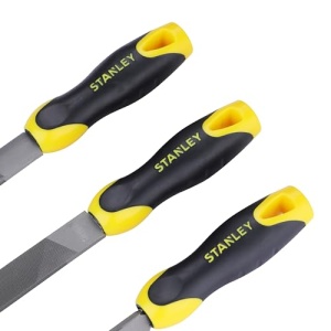 Set pile Stanley 0-22-464, 3 piese, lungime 200 mm, otel carbon, maner ergonomic - Img 8