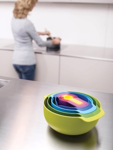 Set preparare alimente Joseph Joseph Nest 9 Plus 9 piese compact multicolor - Img 5