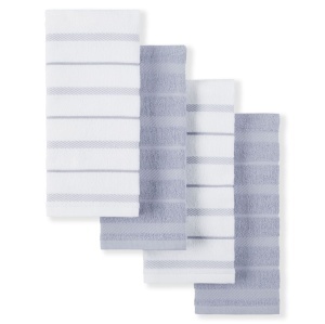 Set prosoape de bucatarie KitchenAid Albany, 4 bucati, lavandacrem, 40,6 x 66 cm