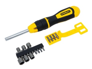 Set Racheta cu Biti Stanley STHT0-62574, 20 piese, maner ergonomic, bituri diverse - Img 4