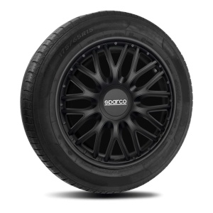 Set Rad Covers Sparco Roma 15 inch Negru, 4 bucati - Img 4