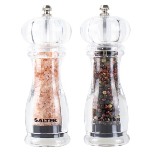 Set rasnite sare si piper Salter 7606 CLXR mecanism ceramica diamant reglabil BPA-Free - Img 2