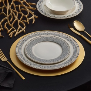 Set Servire Karaca Forever Bone Globe - 24 piese, Porcelan Alb, pentru 6 persoane - Img 3