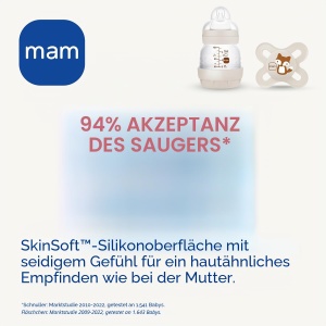 Set Sticle Anti-Colici MAM, 130 ml, cu Suport Extra Lent, Auto-sterilizare - Img 4