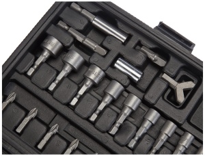 Set surubelnite si biti Bruder Mannesmann M29896 122 piese otel crom-vanadiu - Img 6