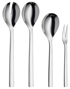 Set tacamuri servire 4 piese WMF Nuova, otel inoxidabil, rezistent la coroziune