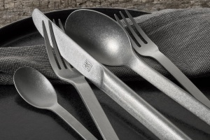 Set tacamuri ZWILLING Minimale Vintage 30 piese design ciocanit otel inoxidabil 1810 - Img 7